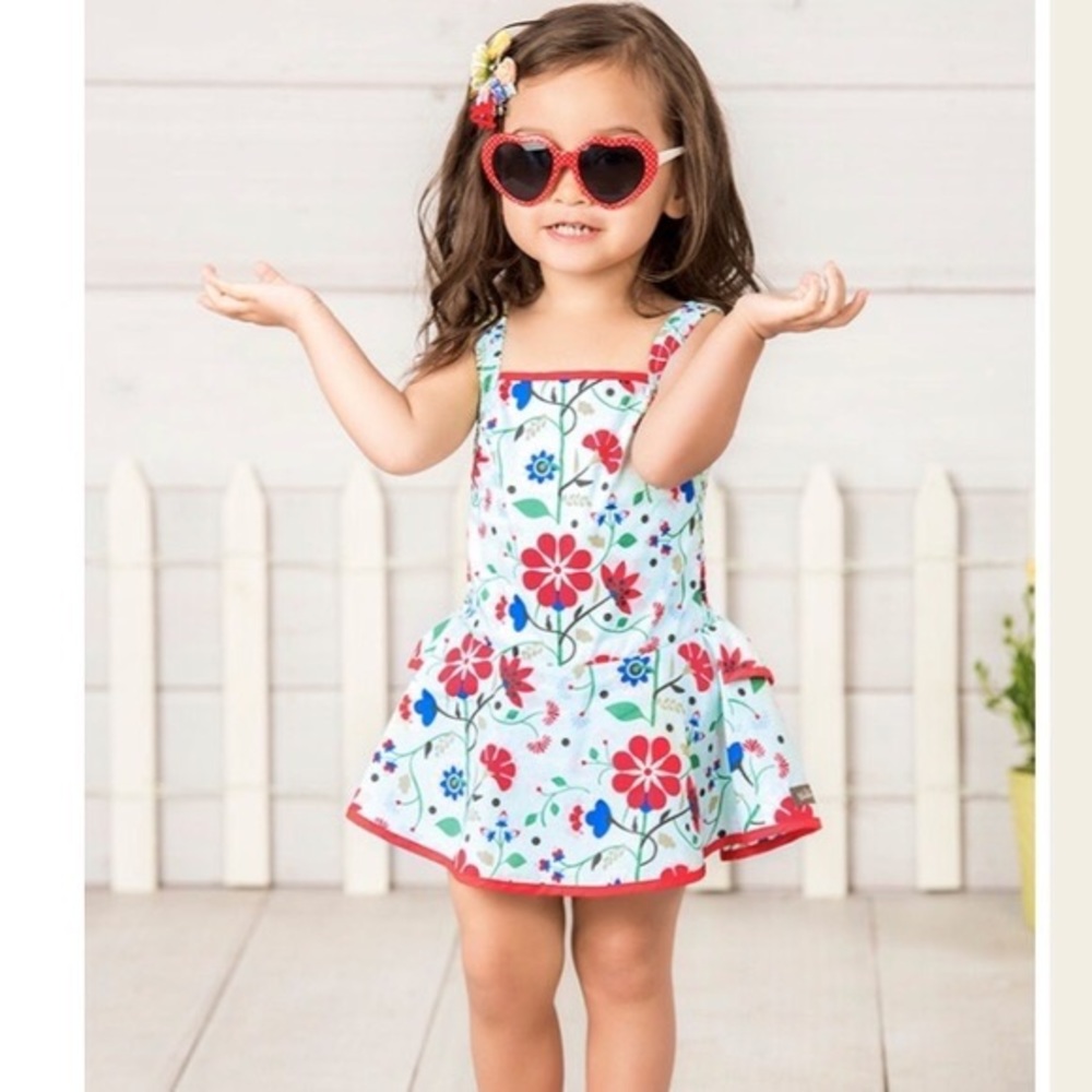 Matilda Jane 4th of July romper bubble